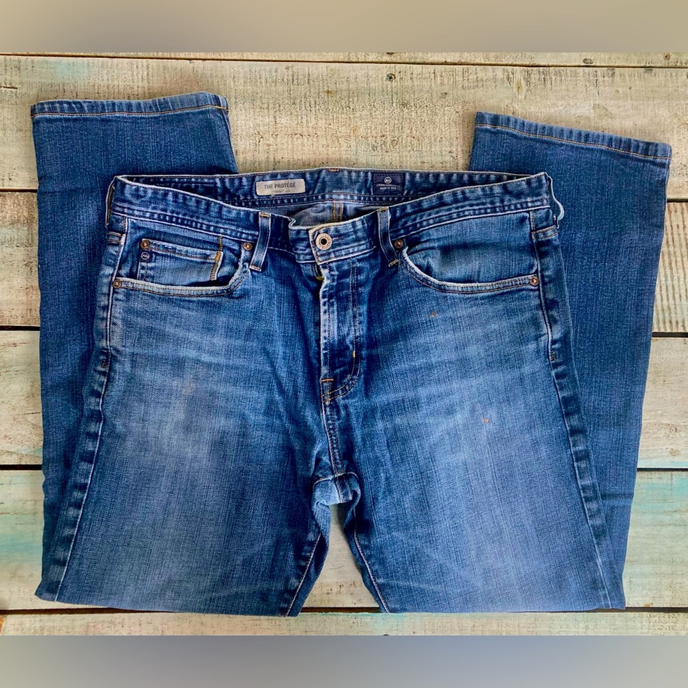 Men’s AG Adriano Goldschimied Jeans 36x34 Protege Straight Leg Denim